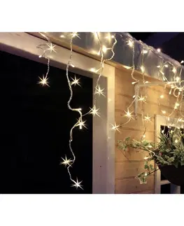 Vánoční dekorace Solight 1V401-WW Vánoční LED závěs Rampouchy 360 LED, teplá bílá, 9 m