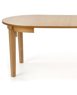 Jídelní stoly Kulatý jídelní stůl SERDICA, dub medový