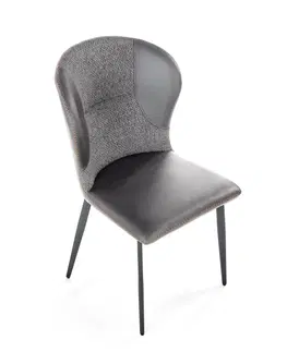 Židle HALMAR Jídelní židle K466 šedá
