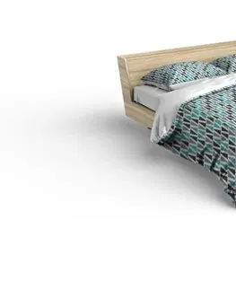 Bavlněné ložní povlečení Povlečení na postel s tyrkysovým vzorem