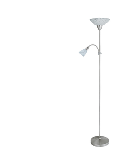 Stojací lampy Rabalux Rabalux 4091 - Stojací lampa HARMONY LUX 1xE27/100W + 1xE14/40W 