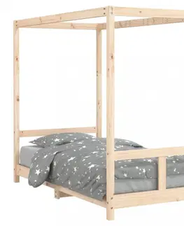 Dětské pokoje Dětská postel s nebesy Dekorhome 80 x 200 cm