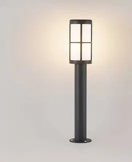 Osvětlení příjezdové cesty Lucande Lucande Kelini orientační světlo, 65 cm, tmavošedá