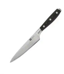Kuchyňské nože Špikovací nůž Tsuki z damaškové oceli 12,5 cm