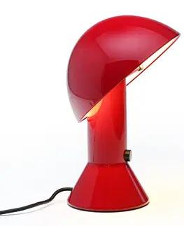 Stolní lampy na noční stolek Martinelli Luce Martinelli Luce Elmetto - Stolní lampa, rubínově červená