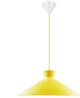 Retro závěsná svítidla NORDLUX Dial 45 závěsné svítidlo žlutá 2213353026