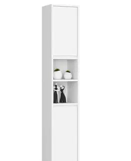 Koupelnový nábytek Ak furniture Koupelnová skříňka vysoká Uniqe 32 cm bílá