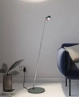 Stojací lampy Top Light Puk Mini Floor Mini Single LED mat/čirá antracitová