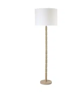 Dřevěné stojací lampy ACA Lighting Floor&Table stojanové svítidlo TF171001FW