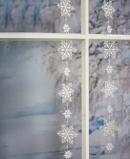 Dekorace oken a dveří Girlanda z plavenské krajky