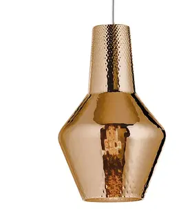 Závěsná světla Ailati Závěsné svítidlo Romeo 130 cm bronzová metalíza