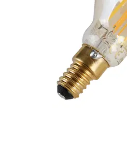 Zarovky Chytrá E14 LED lampa P45 zlatá 4,9W 470 lm 1800-3000K