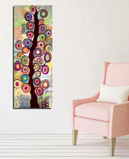 Obrazy Hanah Home Obraz Colorful Tree 30x80 cm