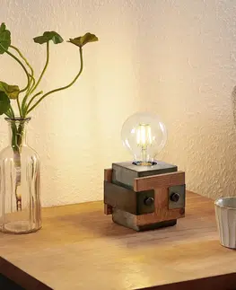Stolní lampy Lindby Lindby Nilaska stolní lampa, 1 zdroj, 10 cm