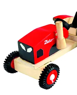 Dřevěné vláčky Bino Traktor - Zetor               
