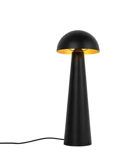 Venkovni stojaci lampy Venkovní stojací lampa černá 65 cm - Houba