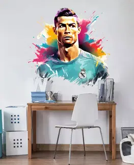 Samolepky na zeď Nálepka na zeď - Cristiano Ronaldo