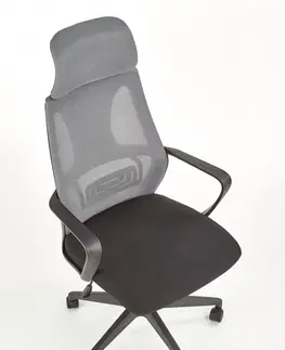 Kancelářské židle HALMAR Kancelářská židle Dedo šedá/černá