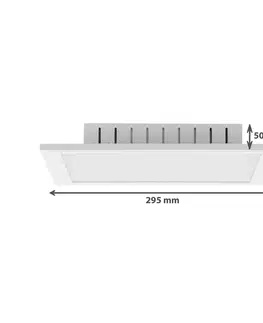 Stropní svítidla Briloner LED panel Colour 29,5cm x 29,5cm s ovladačem