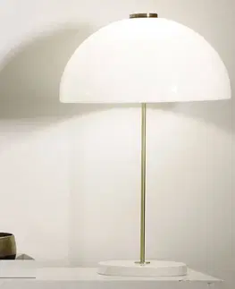 Stolní lampy Innolux Stolní lampa Innolux Kupoli s bílým podstavcem