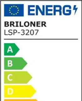 LED stropní svítidla BRILONER LED stropní svítidlo, 47 cm, 1200 LM, 16 W, hliník-chrom BRILO 3207-018