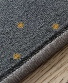 Koberce a koberečky Dywany Lusczow Koberec AKTUA Mila šedý, velikost 350x400