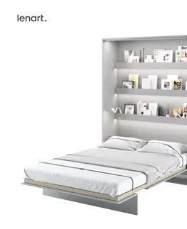 Postele Dig-net nábytek Sklápěcí postel Lenart BED CONCEPT BC-01 | 140 x 200 cm Barva: Bílá