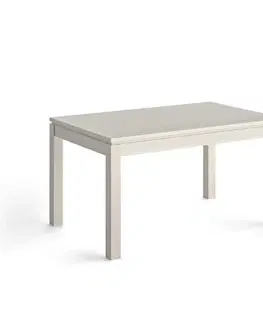 Designové a luxusní jídelní stoly Estila Luxusní rozkládací jídelní stůl Veneto z masivního dřeva 140-200cm