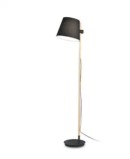 Stojací lampy se stínítkem Ideal Lux stojací lampa Axel pt1 282084