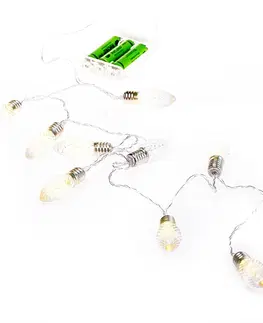 Vánoční řetězy a lamety DecoKing Dekorativní LED světelný řetěz RUFFI 210 cm