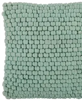 Dekorační polštáře Světle modro-zelený polštář s výplní Luca - 45*45 cm Collectione 8502541675034