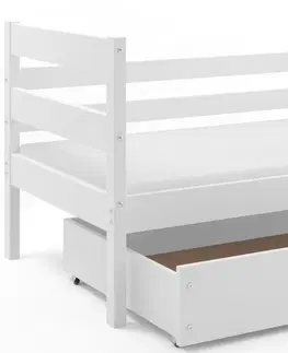 Postele BMS Dětská jednolůžková postel ERYK | bílá Barva: Bílá / bílá, Rozměr: 190 x 80 cm