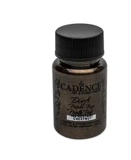 Hračky CADENCE - Barva akrylová Cadence D.Metalic, hnědá, 50 ml