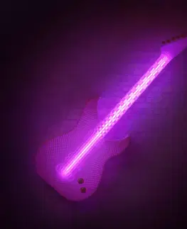 Nástěnná svítidla Tagwerk Rocková LED nástěnné světlo Kytara z 3D tiskárny