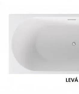 Sifony k pračkám HOPA Volně stojící vana ZOYA bílá Barva sifonu Chrom, Rozměr vany 150 × 75 cm, Způsob provedení Levé VANZOYA150L