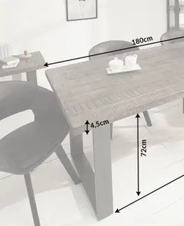 Jídelní stoly Jídelní stůl THOR Dekorhome 180x90x77 cm