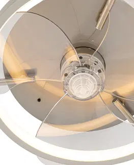 Stropni vetrak Ocelový stropní ventilátor vč.LED s dálkovým ovládáním - Kees