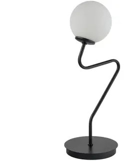 Lampy  Stolní lampa ZIGZAG 1xG9/12W/230V černá 
