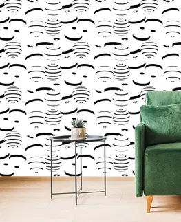 Samolepící tapety Samolepící tapeta černobílé zajímavé vzory
