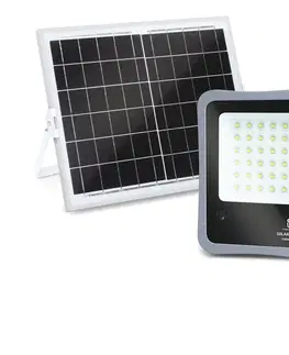 LED osvětlení  B.V.  - LED Stmívatelný solární reflektor LED/100W/3,2V IP65 + DO 