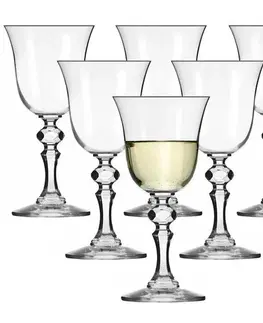 Sklenice Krosno 6dílná sada sklenic na bílé víno Krista, 150 ml