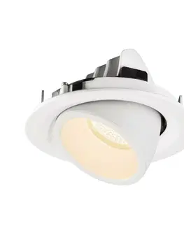 LED podhledová svítidla SLV BIG WHITE NUMINOS GIMBLE M zápustné stropní svítidlo bílé 2700 K 40° 1005934