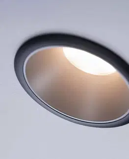 Podhledové světlo Paulmann Paulmann Cole LED spotlight, stříbro-černý