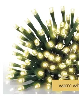 Vánoční řetězy a lamety EMOS LED vánoční rampouchy Rasta s programy 10 m teplá bílá