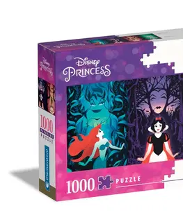 Hračky puzzle CLEMENTONI - Puzzle 1000 dílků panorama - Disney princezny