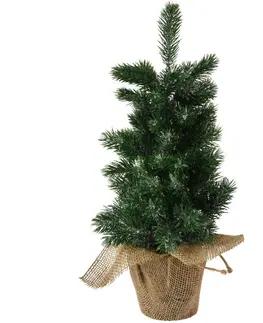 Vánoční dekorace Dekorační stromek Smrk světle zelená, 45 cm