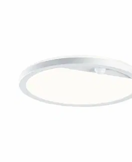 Chytré osvětlení PAULMANN LED venkovní panel Lamina Backlight pohybové čidlo neláká hmyz IP44 kruhové 280mm CCT 14W 230V bílá umělá hmota
