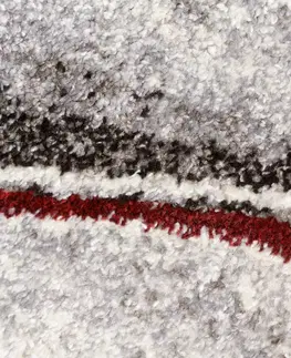 Moderní koberce Moderní koberec v hnědých odstínech s abstraktním vzorem