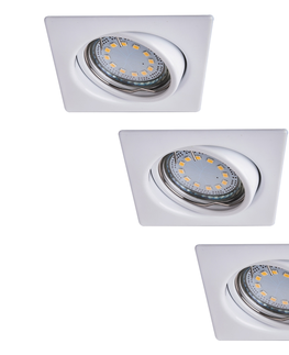 LED osvětlení Rabalux Rabalux 1055 - SADA 3xLED Podhledové svítidlo LITE 3xGU10-LED/3W/230V 