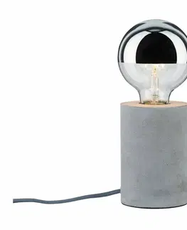 Industriální stolní lampy Paulmann stolní lampa Neordic Mik 1-ramenné beton 796.21 P 79621